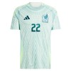 Maillot de Supporter Mexique Hirving Lozano 22 Extérieur 2024 Pour Homme